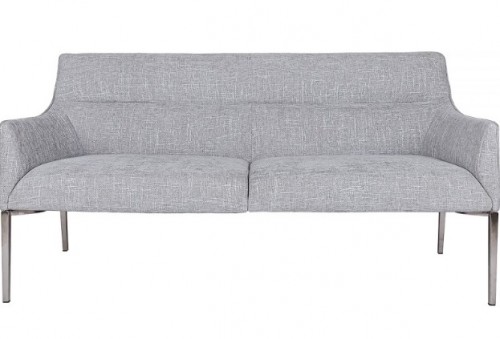 Лаунж-банкетка Nicolas Merida текстиль світло-сірий